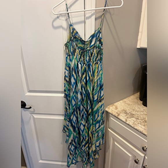 Women’s Apt 9 Dress Medium Blue green Yellow - Picture 3 of 11